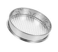 Hemobllo Tamis Engrener Compost saleté Bien Jardinage Petit filtrer Acier Outil de criblage du Sol Outil de tri des sols bac à Sable Plaque de poinçonnage galvanisée