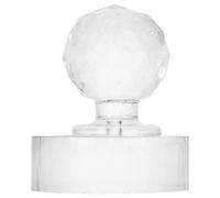 Hemobllo Tampon de Pressage Cosmétique Rond 27mm en Cristal, Outil de Réparation pour Fard à Paupières et Blush, Compact et Précis, Accessoire Maquillage pour Fards Poudre et Sourcils,