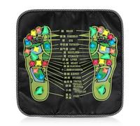 Hemobllo Tapis De Massage Pieds 35x35 Cm En Pierre Imitation Galets Outil De Massage Domestique Stimulation Points D'acupuncture Détente Réflexologie Plantaire Pour Usage Quotidien