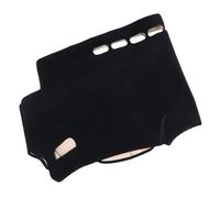 Hemobllo Tapis de Tableau de Bord Anti-reflet Polyester Noir pour Voiture Fit Tapis de Protection Intérieure Antidérapant avec Découpe pour Buses Air Protège UV et Fissures