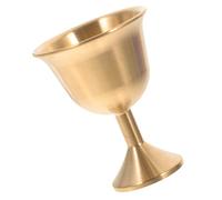 Hemobllo Tasse Laiton Résistante pour Bouddhiste Coupe Eau Bénite Multifonctionnelle Décor Zen et Temple Moyenne