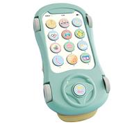 Hemobllo Téléphone Musical pour Garçon Fille Forme de Voiture Bleue Éducatif pour Garçon Fille Développement Coordination Œil Main et Reconnaissance Auditive