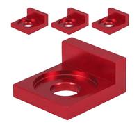 Hemobllo Tendeur de Chaîne 12 MM en Alliage d'Aluminium Kit 4 Blocs Cnc pour Moto Tout-Usage et Vtt Réglage Précis du Bras Oscillant et Arrière Pièces Robustes Résistantes à L'Abrasion