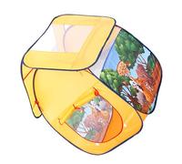 Hemobllo Tente de Jeu Portable pour Garçon Fille Cabane Extérieur Colorée avec Motifs Animaux et Dinosaures pour Amuser et Imagination des Petits Intérieur et Extérieur
