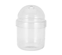 Hemobllo Terrarium Végétal en Verre 14,5x8,8cm avec Ventilation pour Plantes D'intérieur, Décor Moderne et Rustique pour Jardin et Maison