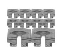 Hemobllo Tête de tondeuse à ego Guide-Fil en Aluminium 10 Pièces Manchons de Remplacement, Pièces de Rechange pour Débroussailleuse, pour Tondeuse à Gazon et Coupe-Bordures