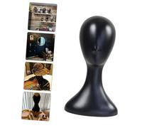 Hemobllo Tête Mannequin Plastique Support pour Perruques Chapeaux et Accessoires Entraînement Coiffure et Présentation Modèle Exposition Multifonctionnel