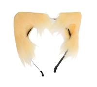 Hemobllo -tête Oreilles De Chat Fourrure Mignon Pelucheux Accessoire De Cosplay Pour Filles Et Femmes Pour Halloween Et Fête