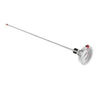 Hemobllo Thermomètre à Huile de Friture en Acier Inoxydable avec Clip Portable Résistant à Haute Température Cuisine et Camping