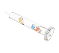 Hemobllo Thermomètre de Galilée avec Affichage Précis Température Design Unique et Décoratif en Verre pour Bureau ou Maison, Amateurs de Science