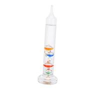 Hemobllo Thermomètre Galileo Décoratif Flottant Verre pour Intérieur et Bureau Mesure Précise Température Ambiante Cadeau pour Maison Bureau