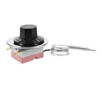 Hemobllo Thermostat Réglable pour Radiateur Électrique 30-110°c Bouton Rotatif, Contrôle Précis de Température, Remplacement du Contrôleur pour Chauffage D’appoint Appartement et Petits Espaces