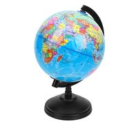 Hemobllo Tirelire Globe Terrestre Créatif pour Bureau Garçon et Filles Moyen, Conteneur à Pièces Tellurien, Décoration Moderne de Bureau, Présent D’économie et Apprentissage Géographique