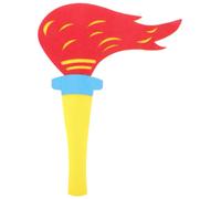 Hemobllo Torche de Performance Simulée pour Fête et Compétition Sportive | Accessoire Décoratif en Bois et Tissu, Style Réaliste, pour Scène, Garçon et Filles et Adultes