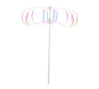 Hemobllo Tourbillonnant Arc-en-Ciel pour Garçon et Filles Jouet Sensoriel Accessoire de Fête à Bulles Rotatif de Fête pour Tout-Petits 1 Pièce