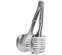 Hemobllo Trancheuse à Fruits Manuelle Multifonction Alliage Aluminium Coupe-tomate et Citron avec Pince de Sécurité Ergonomique pour Cuisine