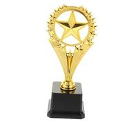 Hemobllo Trophée Coupe Ludique pour Garçon et Fille pour Garçon et Filles en Plastique Doré Léger et Incassable, pour Fêtes et Compétitions Sportives