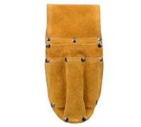 Hemobllo Trousse à Outils Multifonction en Cuir de Vachette Épais Poches Indépendantes Résistantes à l'usure pour Jardinage et Réparation Électrique
