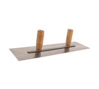 Hemobllo Truelle Béton à Double Poignée Outil Maçonnerie Lourd Spatule pour Enduit et Lissage Spatule Professionnelle pour Briques et Plaques de Plâtre