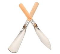 Hemobllo Truelle De Jardin en Acier Inoxydable Manche en Outil De Plantation pour Fleurs Et Légumes Ensemble De 2 Pièces Robuste Et Solide Jardinage