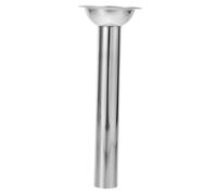 Hemobllo Tube de Remplissage Saucisse Acier Inoxydable Compatible Poussoir Saucisses Entonnoir pour Farce Saucisse Cuisine Facile à Nettoyer