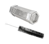 Hemobllo Tube Fumoir Acier Inoxydable pour Barbecue à Fumée pour Gril Fumoir à Bacon Tube De Fumée pour Barbecue