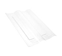Hemobllo Tuiles de Toiture Transparentes en Plastique 300X400Mm Installation Rapide pour Jardins et Villas