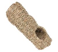 Hemobllo Tunnel pour Hamster Et Petits Animaux Jouet Exercice Matériau Naturel Tunnels à Cinq Orifices Cachette Ludique pour Cochons Hérissons Et Chinchillas