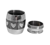 Hemobllo Urne Funéraire Animaux De Compagnie Ouvrable en Métal Lisse, Petite Taille, pour Souvenir Commémoratif, Usage Intérieur, Compatible Crémation Chien Chat