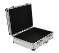Hemobllo Valise à Outils Aluminium Verrouillage à Code Sécurisé, Mini Format 280x220x100 Mm, Finition Argentée Légère Et Portable, Boîte De Rangement D’Outils pour Usage Domestique Et Professionnel
