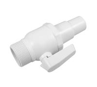 Hemobllo Vanne à Bille pour Filtration Piscine Compatible Skimmer Robinet Arrêt Fiable pour Tuyau Piscine Stable Du Débit