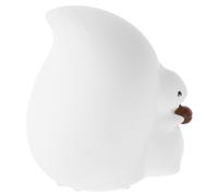 Hemobllo Veilleuse Écureuil Adorable en Silicone Rechargeable USB Lampe de pour Garçon et Filles Veilleuse LED 1 Pièce