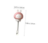 Hemobllo Veilleuse Lapin USB Rose Lampe de Nuit Garçon Fille Luminaire Décoratif Chauffante USB Rechargeable pour Chambre Garçon Fille