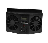 Hemobllo Ventilateur Voiture Solaire pour Fenêtre Système Extraction Air Double Flux Ventilation et Circulation Air Améliorée Compatible Multi Modèles Installation Facile