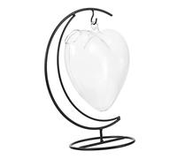 Hemobllo Verre à Vin Suspendu Verre et Design Créatif Forme de Cœur Élégant et Aux Variations de Température pour Cocktails et Boissons Festives