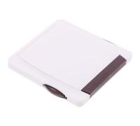 Hemobllo Verrou de Fenêtre Sécurisé Garçon et Filles pour Porte Coulissante en Verre, Blocage Double Bouton, Coussinet Caoutchouc Amortisseur, Compatible Armoires et Placards, Protection