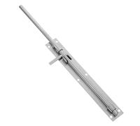 Hemobllo Verrou de Portail Acier Inoxydable Épais avec Loquet Renforcé Installation Rapide Adapté pour Portes Coulissantes Portillon Jardin et Clôtures Serrure avec Trou pour Cadenas