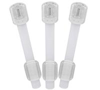 Hemobllo Verrous de Sécurité pour Tiroirs et Fenêtres Bébé 3pcs en Abs Blanc Protection Meuble sans Endommager, pour Sécuriser Armoires et Protéger Garçon et Filles