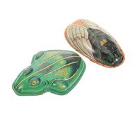 Hemobllo Vintage Tôle pour Décoration de Table Miniature Cigale et Rétro de Cadeau Nostalgique pour Garçon Fille et Collectionneurs