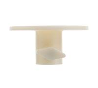 Hemobllo Vis de base du mannequin, bouton de verrouillage du support de mannequin, plastique blanc, 2,2 cm de diamètre, stabilisateur, installation rapide, pièces pour mannequin, visual