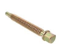 Hemobllo Vise Screw Heavy Duty Zinc Plated Threaded Rod High Strength Clamp Bolt For Automotive Sheet Metal Repair And Frame Rack Replacement