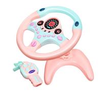 Hemobllo Volant Simulation pour Garçon Fille avec Musique et Lumière Volant Tournant Réaliste Plastique Léger Cadeau Amusant pour Garçons et Filles Simulateur de Conduite Enfantine