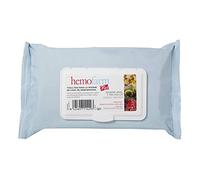 HEMOFARM PLUS - Lingettes humides dermatologiques individuelles, apaisantes et rafraîchissantes, pour les hémorroïdes, 60 unités, l'emballage peut varier