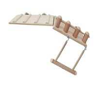 HEMOTON 1 Ensemble D'Échelles pour Hamster pour Animal De Compagnie Plateforme d'escalade Échelles pour Hamster Aire De Jeux en Bois Jouets pour Hamster Échelle