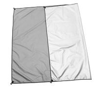 HEMOTON 1 Ensemble Hangar à Voile de Sunshade Parasol extérieur Accessoires de Camping Sail de l'ombre du Soleil imperméable équipement de Camping Tissu Oxford Enduit d'argent 210d Gris