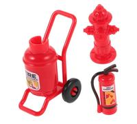 HEMOTON 1 Ensemble Mini Extincteurs pour Poupées Accessoires Réalistes pour Décor de Scène de Jeu DIY