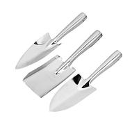 HEMOTON 1 Ensemble Outils de Jardinage Acier Inoxydable Bêche et Pelle à Main Ergonomiques pour Jardinage Extérieur et Activités de Plein Air