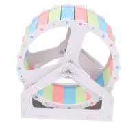 HEMOTON 1 Ensemble Roue de Course Silencieuse pour Hamster pour Chinchilla Petits Animaux Accessoire Durable pour Exercices