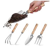 HEMOTON 1 Ensemble Set Outils de Jardinage Inoxydable Ensemble Complet Outils pour Jardinage Trowel Désherbeur Plus pour Plantes Entretien de Jardin