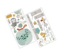 HEMOTON 1 Jeu Hauteur Stickers Muraux Autocollant Mural Toise Tableau De Mesure Du Mur Tableau De Mesure Mural Tableau De La Hauteur Des Murs Règle Pvc Enfant Animal